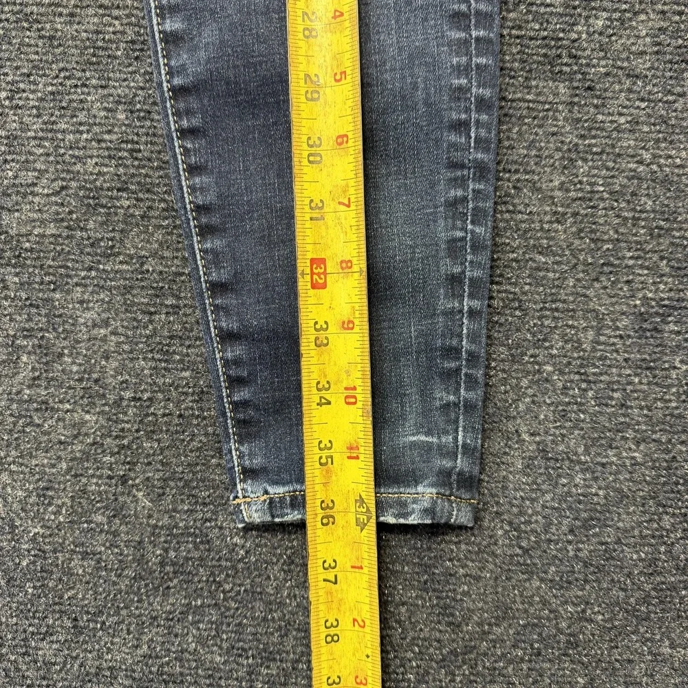 American Eagle Curvy Hi-Rise Jegging Womens 00 Blue Next Level Stretch Denim